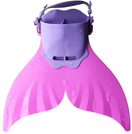 GALLDEALS Mermaid Monofin, Swim Fin for Kids, Girls, Boys, Mermaid Fin for Training Swimming