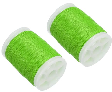 PATIKIL 2 Pcs Fil de Corde d'arc 120 Yards/110 Mètres Couleur Vert Verre