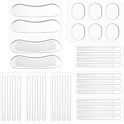 LAKJUOZ Lot De 34 Coussinets En Gel Pour Chaussures - Coussinets En Silicone Antidérapants - Bandes De Protection En Gel Pour Homme Et Femme - Talons À Lanières De Sport