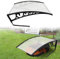 Izrielar Mähroboter Garage Dach Carport für Rasenmäher Rasenroboter, Rasenmähroboter| 106x87x50cm, Rasenroboter Garage für Garten Witterungsbeständig+UV-Schutz |Transparent