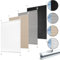 Plissee Klemmfix ALU zum Klemmen ohne Bohren Blickdicht für Fenster extra stabil Faltrollo beige B 80 x H 130