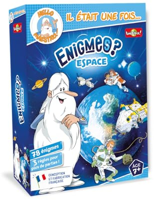 Bioviva – Enigmas - Érase Una Vez… el Espacio - Adivina la Respuesta Más Rápidamente Posible Gracias a Las Índices- Juego de Cartas - 2 a 6 Jugadores - 7 Años 280310