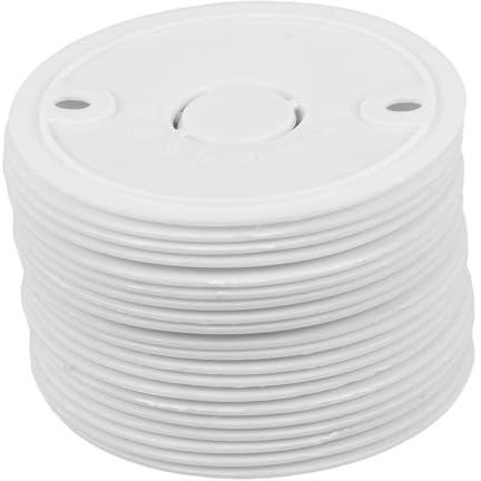 PRETYZOOM 20pcs Switch and Socket Panel Ceiling Hole Covers Round Outlet Covers Decorative Light Switch Plate for Office Home