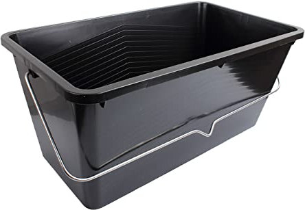 ProDec 25 litre (5 gallon) Extra Large Plastic Paint Scuttle Bucket 100% Recycled Plastic With Metal Carry Handle for All Types of Paint and Paste, Suitable For Up To 15 Rollers