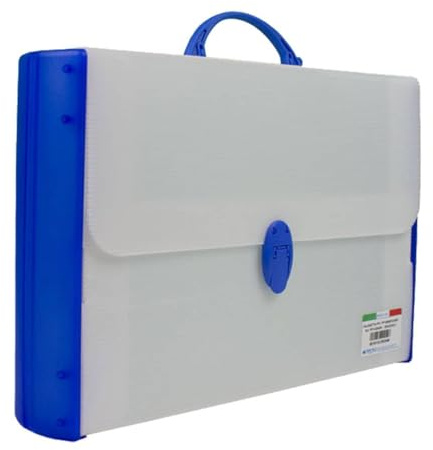 BALMAR 2000 PF14254/R10 Valigetta Hardox 254/R, Nero 28 x 43 x 8.5 cm in Polionda Nero con Dorsi Rigidi, Accessori in Colori Assortiti