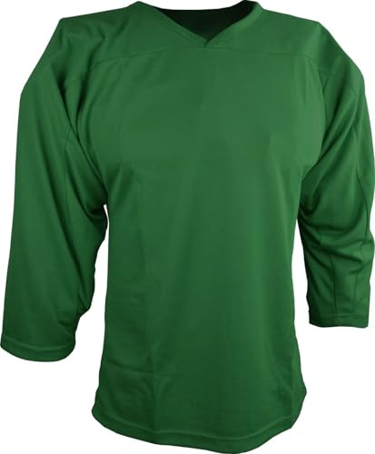 Sports Unlimited Youth Hockey Jersey, Youth Hockey Practice Jersey for Kids Dark Green