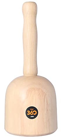 exzellent gefertigter Bildhauerklüpfel , Knüpfel, Klipfel, Klüpfel, Klöpfel oder Schlägel aus einem Stück gedrechselter Weißbuche 110mm Bildhauerklüpfel Glockenform Weißbuche 800g