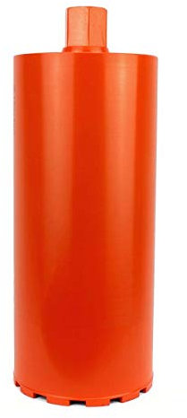 Weischer® - Diamantbohrkrone Kernbohrkrone Ø 102 mm | 400 mm Gesamtlänge | 1 ¼ Zoll Aufnahme | Bohrkrone Kernbohrer Diamantbohrer für Beton, Mauerwerk, Stein, Ziegel | langlebig & präzise