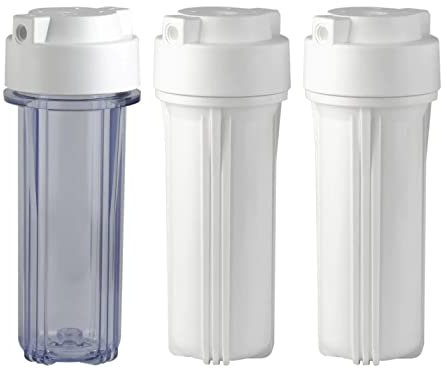 3 x Filtergehäuse 10 ZOLL Wasserfilter Osmoseanlage Umkehrosmose Osmose