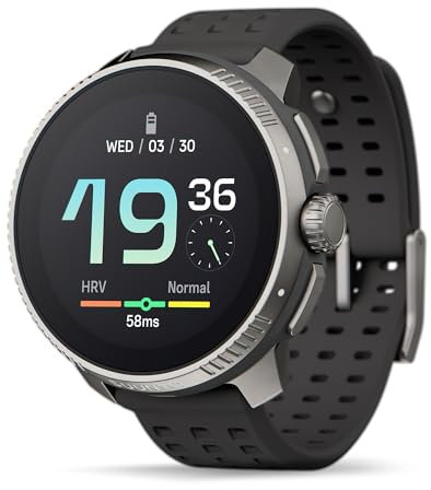 SUUNTO Race Orologio Sportivo Digitale per Uomo, Schermo AMOLED, GPS Activity Tracker, Smartwatch Impermeabile, Monitoraggio Salute Cardiofrequenzimetro Contapassi, Autonomia 26 Giorni