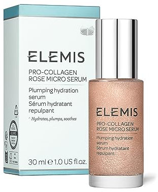 ELEMIS Pro-Collagen Rose Micro Serum 30ml - Anti-Aging Serum, Reduces Fine Lines & Wrinkles, Boosts Skin Radiance, Hydrates & Firms Skin, for Sensitive & Mature Skin