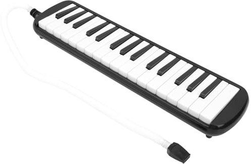 IRIN Melodica 32 Tasteninstrument Im Klavierstil, Schöner Klang, Kompaktes Design, Umweltfreundlich, Geeignet für Musikunterricht, Anfänger (BLACK)