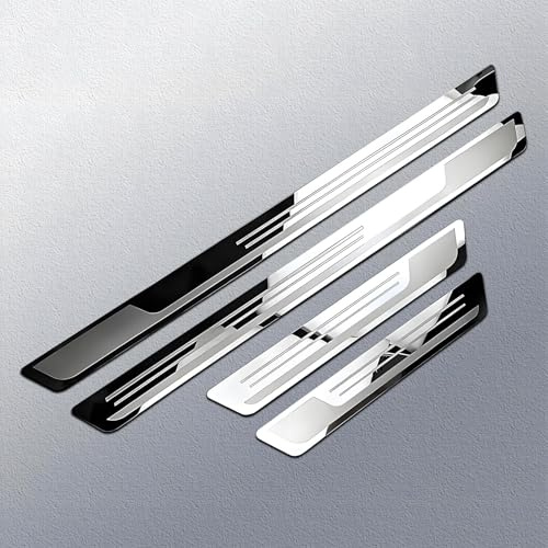 WENINETIES 4 Piezas Protector Umbral Puerta Coche para BYD Atto 2 2025 Accesorios, Acero Inoxidable - Decoracion Coche - Decoración para Estribos