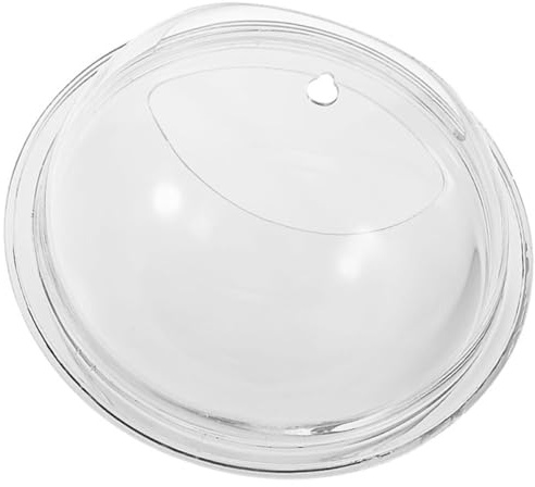 Veemoon Aquarium Rond en Acrylique Transparent Suspendu Mural, Bol à Poissons Sécurisé pour Plantes, Décoration Murale Maison Café