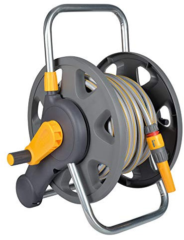 Hozelock - Carrete para manguera de riego. Se suministra con 25 m de manguera y todos los accesorios