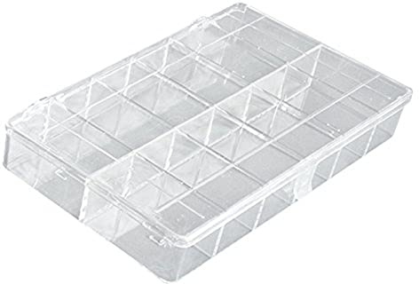 hünersdorff sortimentslåda: stabil sorteringslåda (PS-Mini) med fast fackuppdelning (12 fack), sorteringslåda: T120 x B 210 x H36 mm, tillverkad i Tyskland
