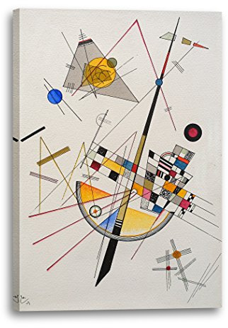 Impresión sobre lienzo (70x100cm): Wassily Kandinsky - Tensión delicada