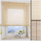 ourdeco® Bambusrollo / 120 x 160 cm (Breite x Höhe) Natur/lichtdurchlässig/optional Klemmen und Montage ohne Bohren/Decken- und Wandmontage gebohrt