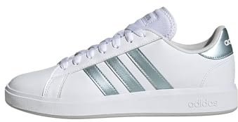 adidas Damen Grand TD Lifestyle Court Casual Shoes Schuhe, FTWR White/Magic Grey met/Grey Two, 40 EU