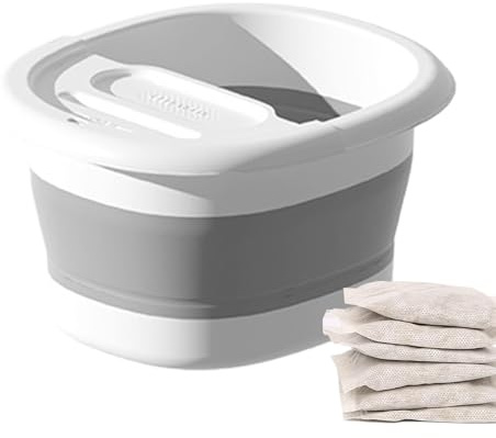 Secchio per piedi – Vasca da bagno pieghevole per pediluvio fai da te
