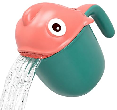 DXPETA Bathtub, shower cup, shower tub, shampoo and wash cup, multifunctional and cute shower and wash cup, shower nozzle