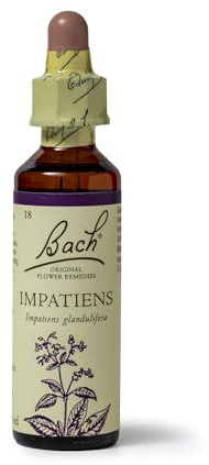 Bach Original Flower Remedies (Impatiens) Reach Out To Others, Remain Patient, Emotional Wellness, Natural Flower Essence, 20ml