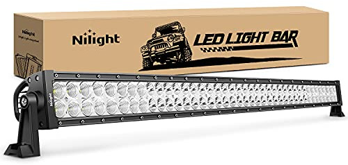Nilight LED Light Bar 42Inch 240W Spot Flood Combo Driving Lamp Roof Bumper Off Road Lights LED Work Light Pods for Trucks Pickup SUV ATV UTV Boat 4x4 Van Camper