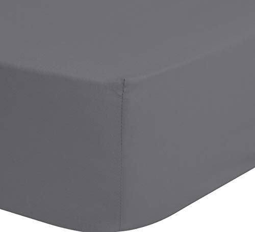 Hip Spannbettlaken Uni 140 x 200 cm Grey