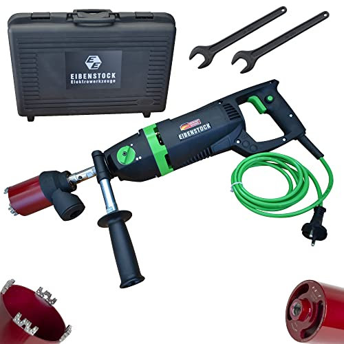 Eibenstock EHD 2002S Trocken-Kernbohrmaschine inklusive Staubabsaugung & Diamant Dosensenker Typ Titan W (Ø 82 mm)