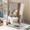 Gosider Vanity Desk Table Mirror - Rectangular 30x22cm Single-Sided 90° Swivel Countertop Mirror for Makeup, Dresser, Living Room, Bedroom, Office - High-Definition Large