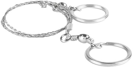 Alambre de supervivencia, sierra de cable tubular, sierra de cadena de bolsillo, sierra de alambre de supervivencia al aire libre, sierra de cuerda para cortar madera, herramienta de bolsillo versátil