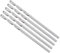 METALLIXITY Drill Bit (1.6mm) 5Pcs, 4241 High-Speed Steel Straight Shank 118° Uncoated Bright Finish Drill Bit for Wood Plastic Iron Copper Aluminum Low Soft Metal