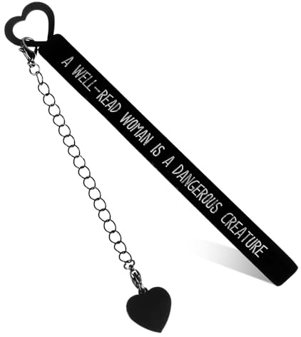 Ouligay Metall Lesezeichen Lustig Geschenke für Frauen Buchliebhaber, Edelstahl Lesezeichen Personalisiert Bookmark Frau Beste Freundin Geschenk Bücher Buch Zubehör für Leseratten Geburtstagsgeschenk