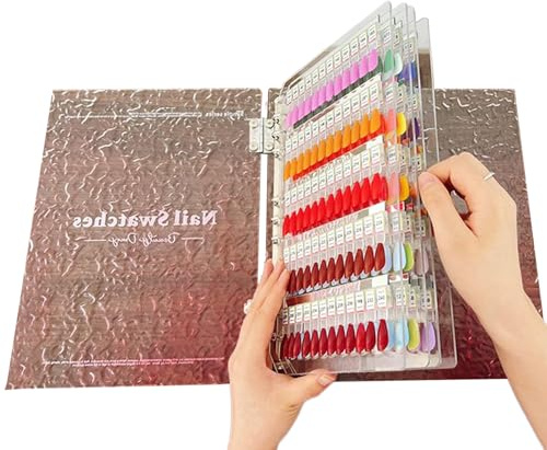 Xijobido Livre à Ongles Magnétique - Livre de Présentation de Vernis à Ongles Acrylique - Accessoires D'Art De Manucure Avec Magnétiques Pour Salon, Personnel, Débutants