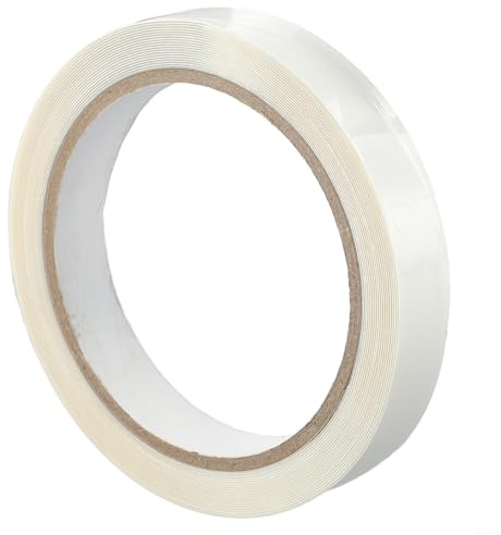 NINMORTH Clear Badminton Racquet Head Protection Tape, SoftTPU Anti-Friction Frame Sticker to Prevent Paint Scratches, Reusable Transparent Guard Film 17x5000mm