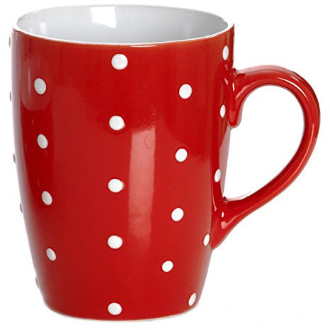Ritzenhoff & Breker Pinto Kaffeebecher, Tasse, Kaffeebecher, Teetasse, Keramik, Rot, 739060