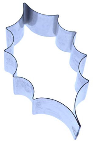 Holly Leaf - Stainless Steel - Sugarcraft Cutter - Valley Cutter Company (Large - 50 mm)