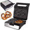 Syntrox Germany Maker Brezelbäcker - Brezel Maker für 2 Soft Brezeln mit austauschbaren Platten