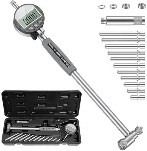 HDLNKAK Digital Dial Indicator Bore Gauges (2-6/0.0005), Engine Cylinder Measurement with Carbide anvils
