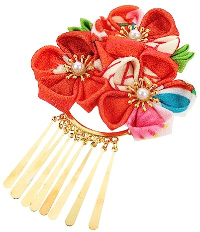 Angoily Pince À Cheveux Asiatique Style Épingle À Cheveux En Forme De Fleur Accessoire Pour Cheveux Pour Fête Mariage Festival