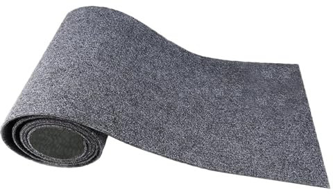 40cm x 200cm Kratzmatte Selbstklebend, Kratzteppich Katze Wand,Kratzmatte Katze,Kratzbrett Katzen,Katzen Kratzwand,Katzenkratzbretter (dunkelgrau)