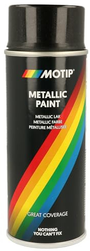 Motip sprayfärg – metallisk svart – 400 ml