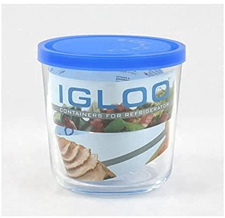 Borgonovo TARRO Igloo 12X11.5CM Con TAPA 800CC, Glas, bunt