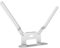 PureMounts PM-SOM-081 Bracket for Direct Mounting on TV Compatible with Sonos Beam Soundbar Load 5 kg White
