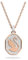 Swarovski Signum Anhänger, Rosé Vergoldete Damenhalskette mit Edlem Anhänger und Strahlenden Swarovski Kristallen
