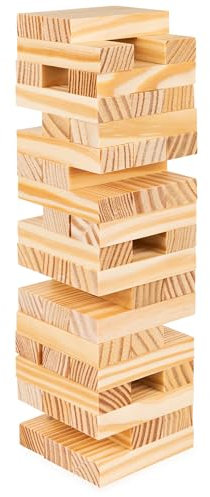 Spin Master Games Torre clásica de balanceo de Madera en Caja de Zapatos