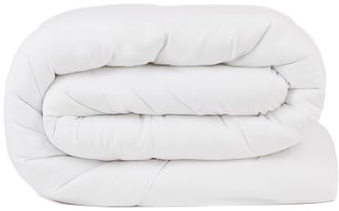 TRAMAS+ Relleno Nórdico/Edredón 4 Estaciones 300+150gr/m2 de Fibra Hueca Siliconada Color Blanco, Suave, Cálido Minimalista - (Cama 180)