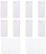8pcs Picture Hangers, Picture Frame Hangers with 24 Adhesive Strips Drill-Free No Nails Damage Photo Hooks for Home School Office