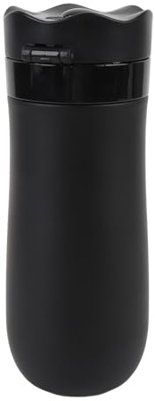 French Press kaffebryggare rostfritt stål dubbelväggig isolerad läckagesäker bärbar kaffepresskopp 320 ml för resor camping kontor