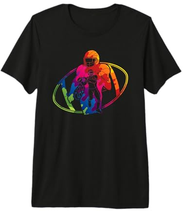 Balón de fútbol Americano niños, niñas, Mujeres y Hombres. Camiseta Premium